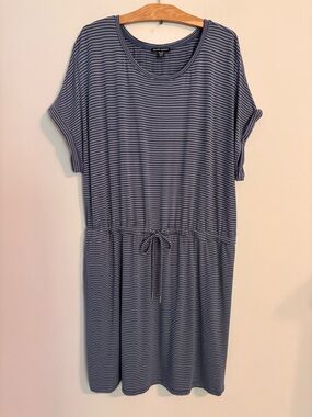 Hilary Radley | Dresses | Nwot Hilary Radley Ladies Size M Short Sleeve  Drawstring Waist Dress Olive | Poshmark